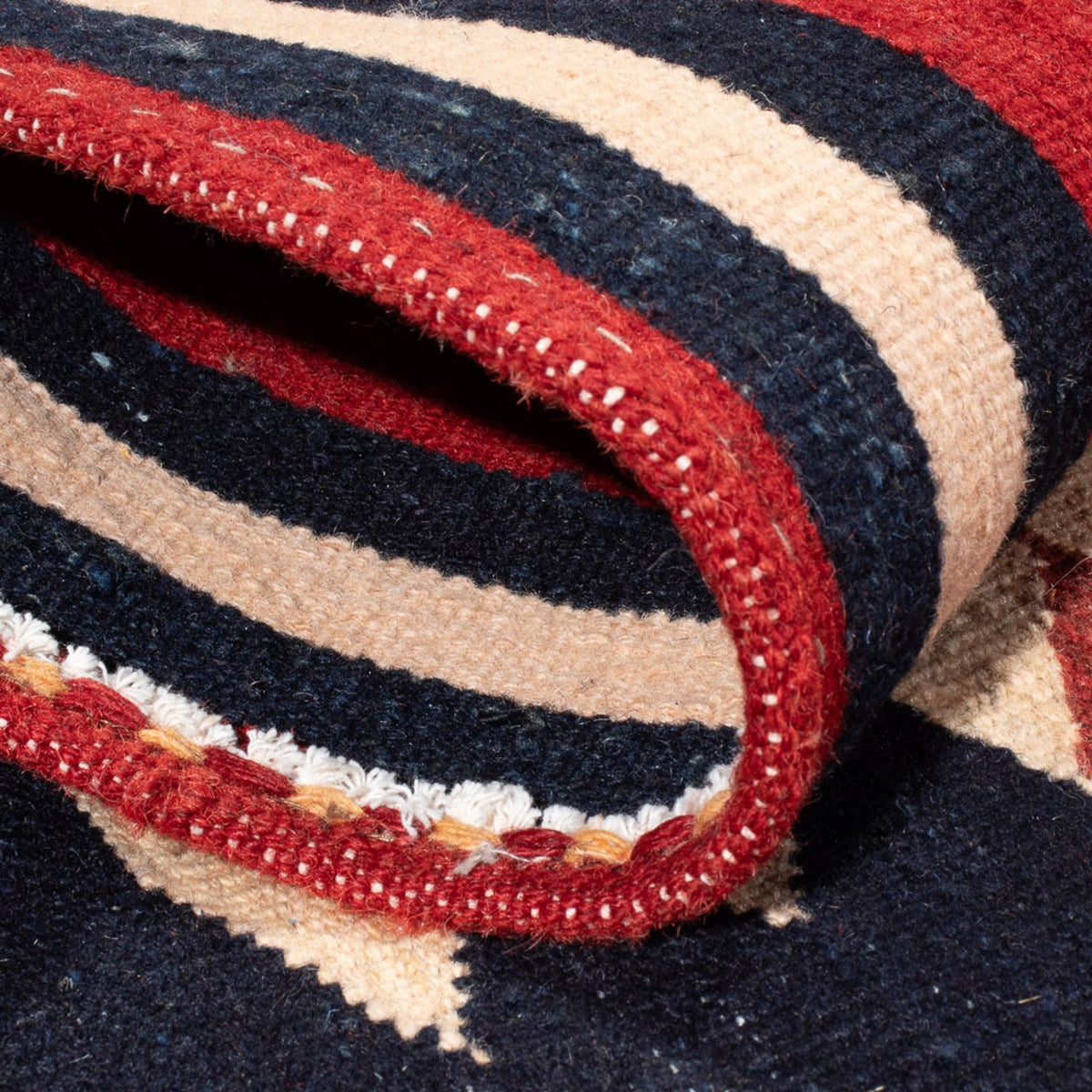 Kelim Teppich - Oriental quadratisch - 129 x 119 cm - minzgrün