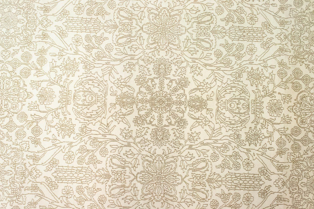 Designer Teppich 357 x 251 cm - beige