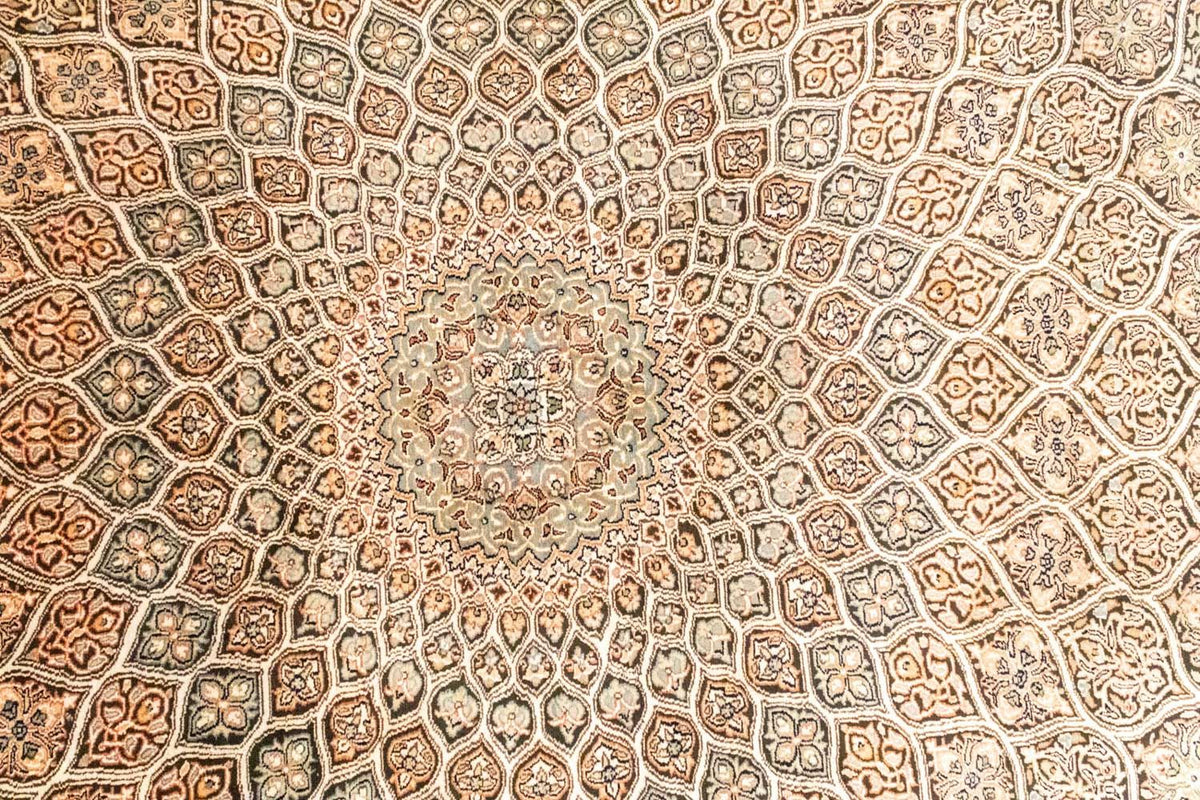 Seidenteppich - Kaschmir Seide 280 x 185 cm Teppich Wohnzimmer
