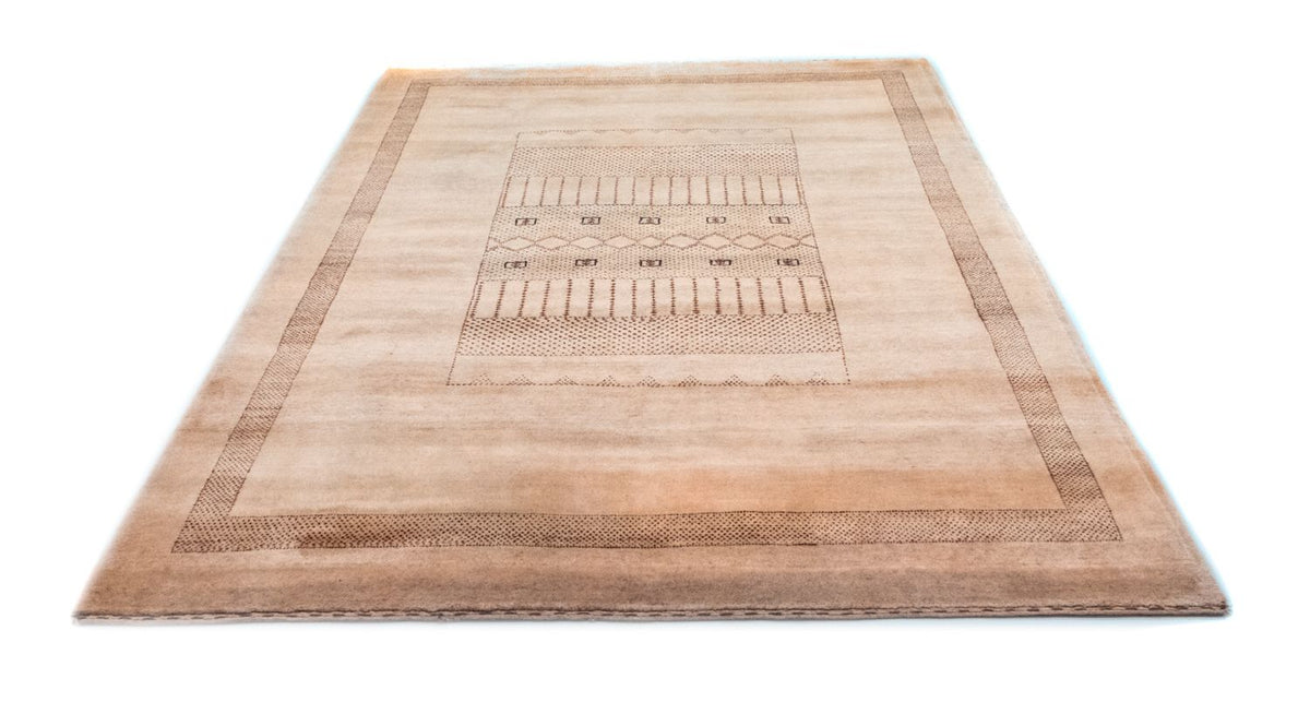 Gabbeh Teppich - Loribaft Indus 222 x 151 cm - beige