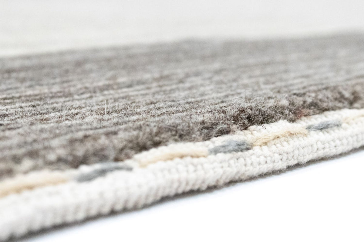 Gabbeh Teppich - Loribaft Softy 241 x 176 cm - beige