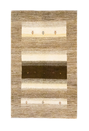 Gabbeh Teppich - Loribaft Perser 190 x 115 cm - beige
