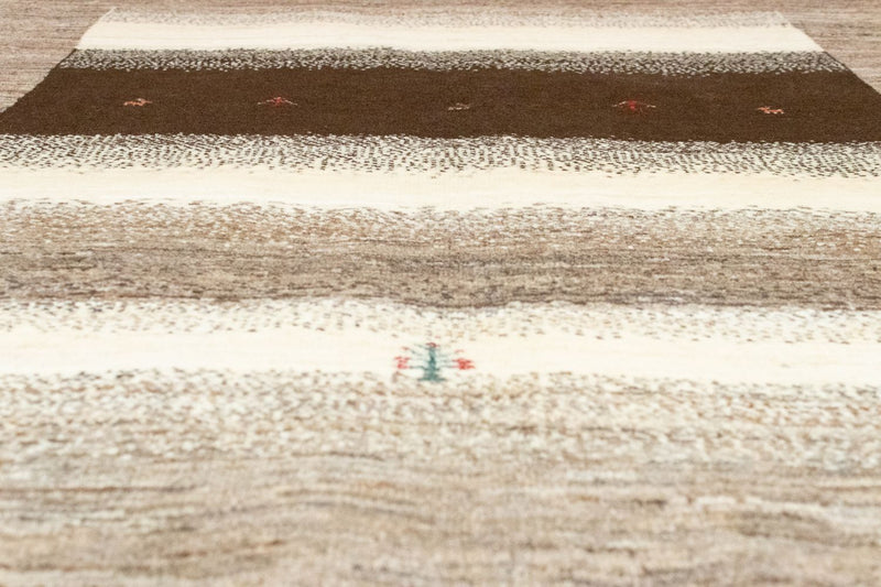 Gabbeh Teppich - Loribaft Perser 190 x 115 cm - beige