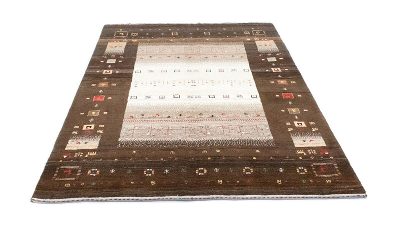 Gabbeh Teppich - Loribaft Perser 194 x 148 cm - beige