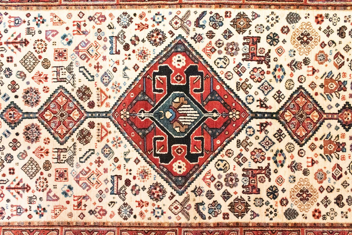 Perserteppich - Nomadic 200 x 154 cm - beige