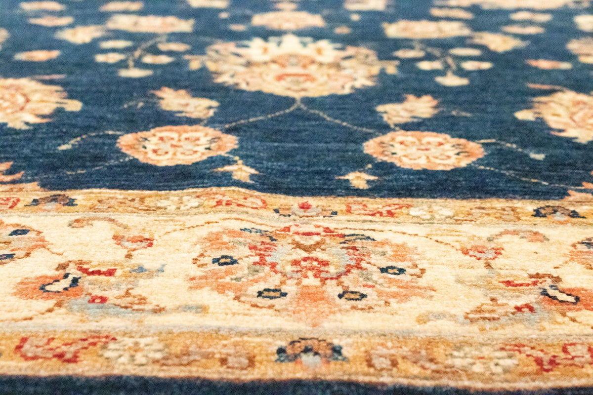 Ziegler Teppich 198 x 150 cm - blau