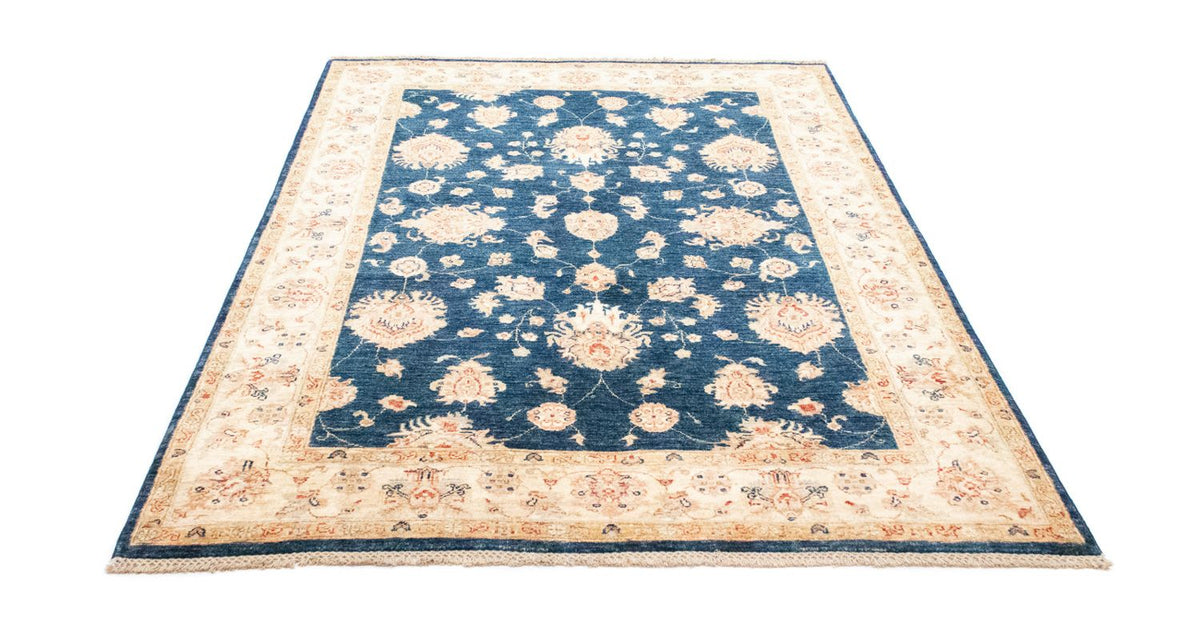 Ziegler Teppich 198 x 150 cm - blau