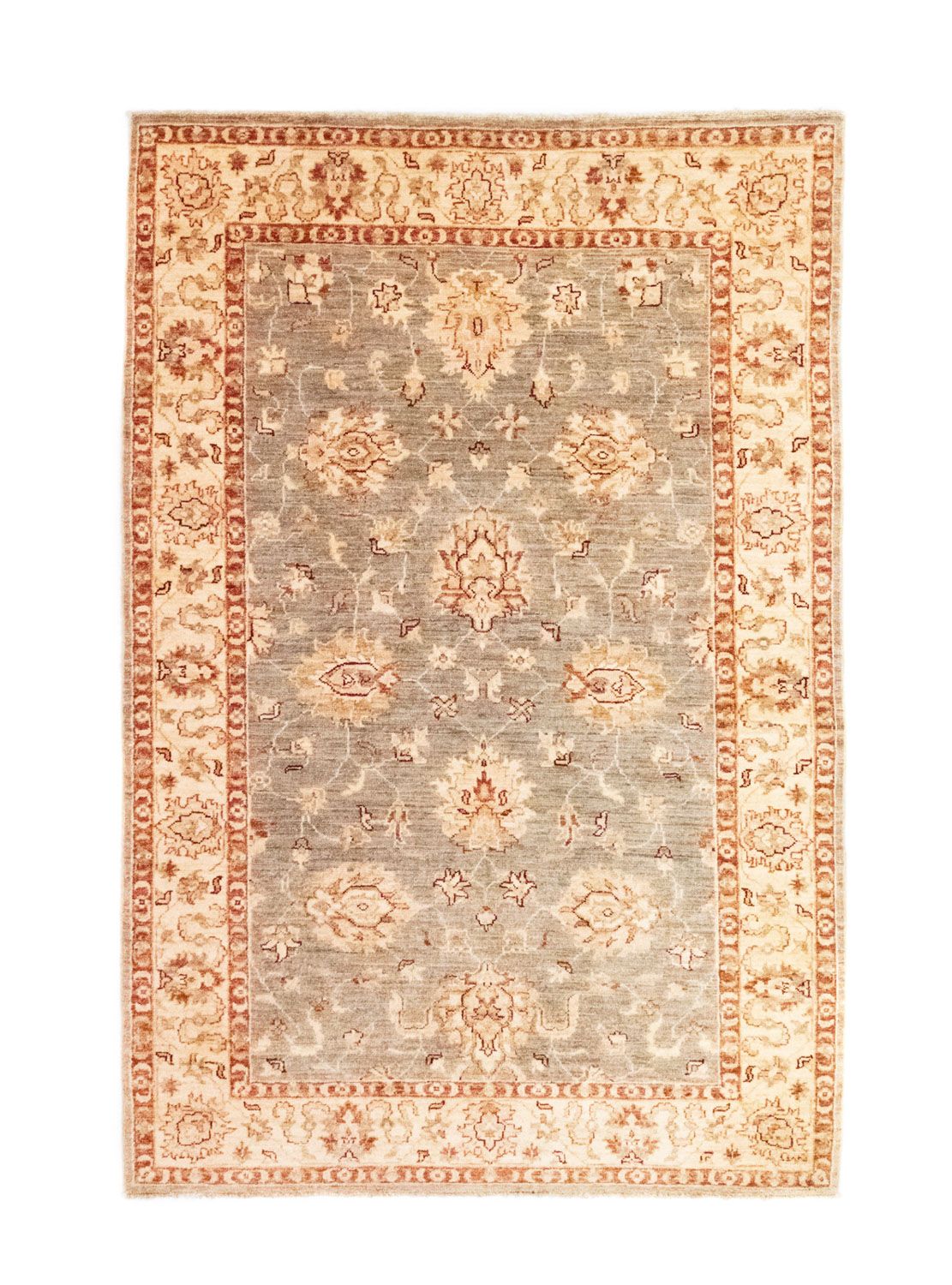 Ziegler Teppich 201 x 128 cm - grau