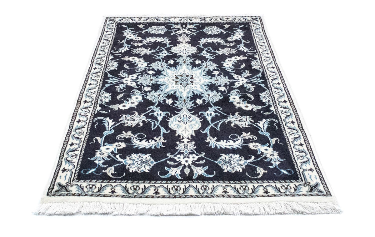 Perserteppich - Nain 136 x 90 cm - blau