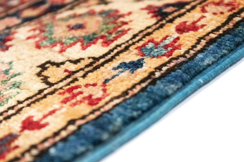 Ziegler Teppich - Kazak 125 x 83 cm - hellblau