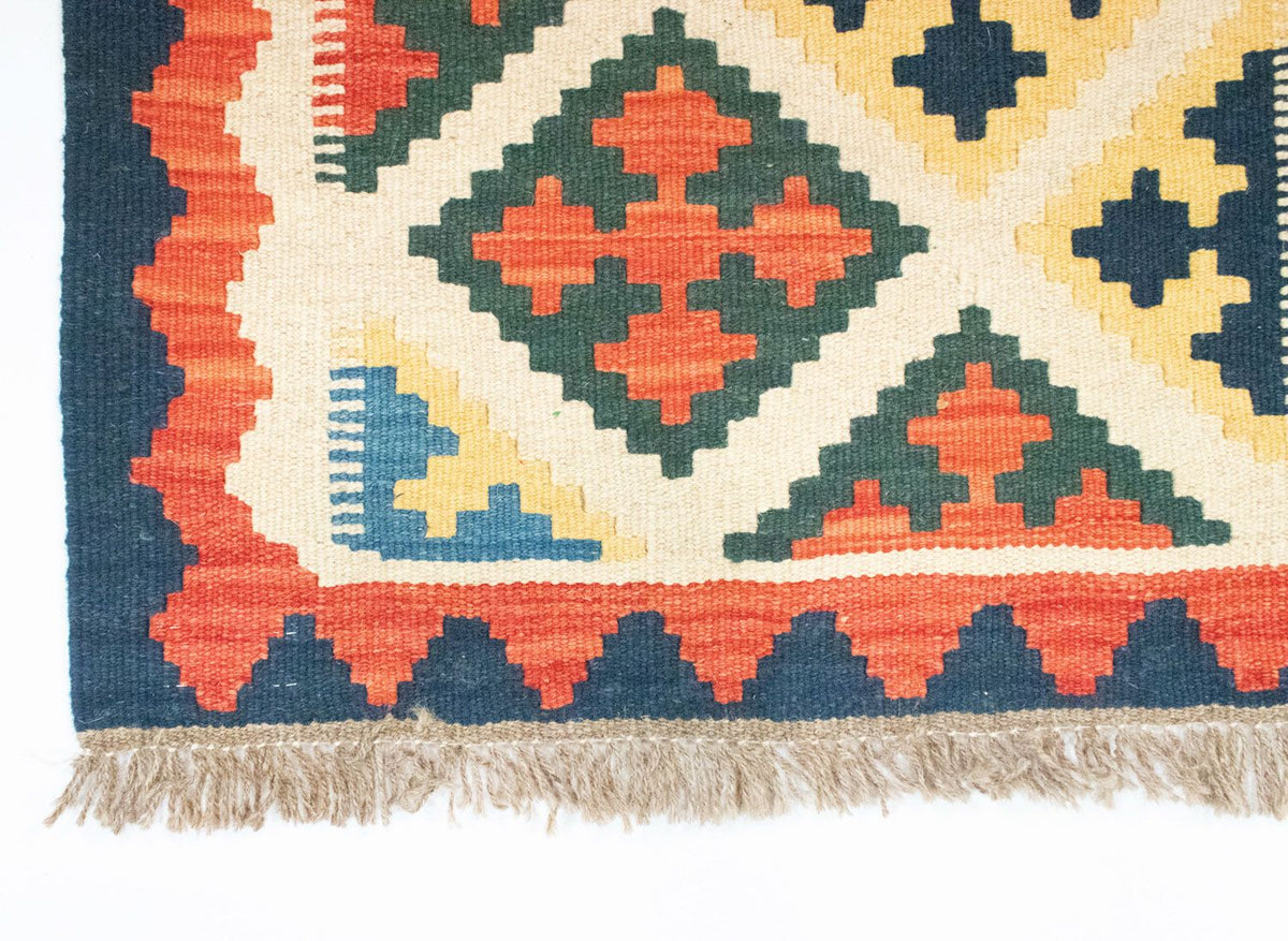 Kelim Teppich - Splash 203 x 65 cm