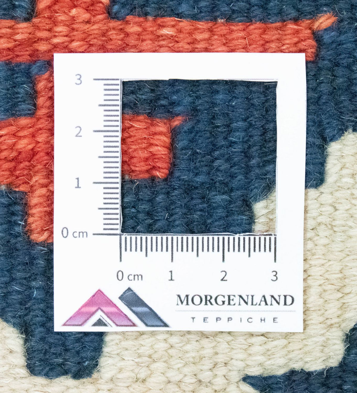 Kelim Teppich - Splash 192 x 62 cm - beige