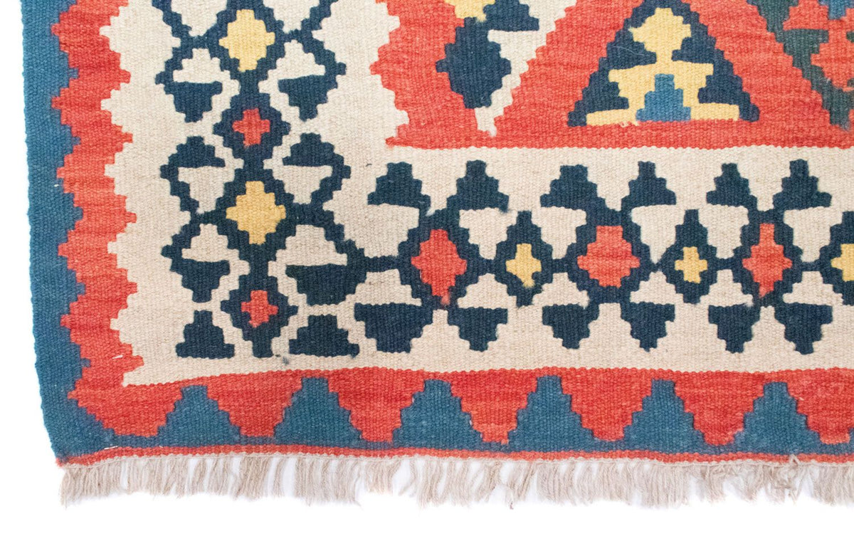 Kelim Teppich - Splash 174 x 128 cm - rot