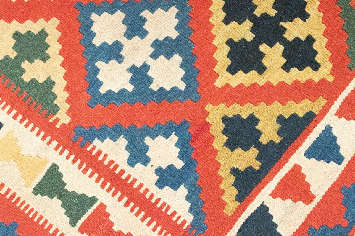 Kelim Teppich - Splash 148 x 106 cm - rot