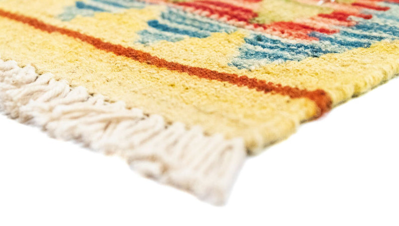Kelim Teppich - Splash 200 x 99 cm - mehrfarbig