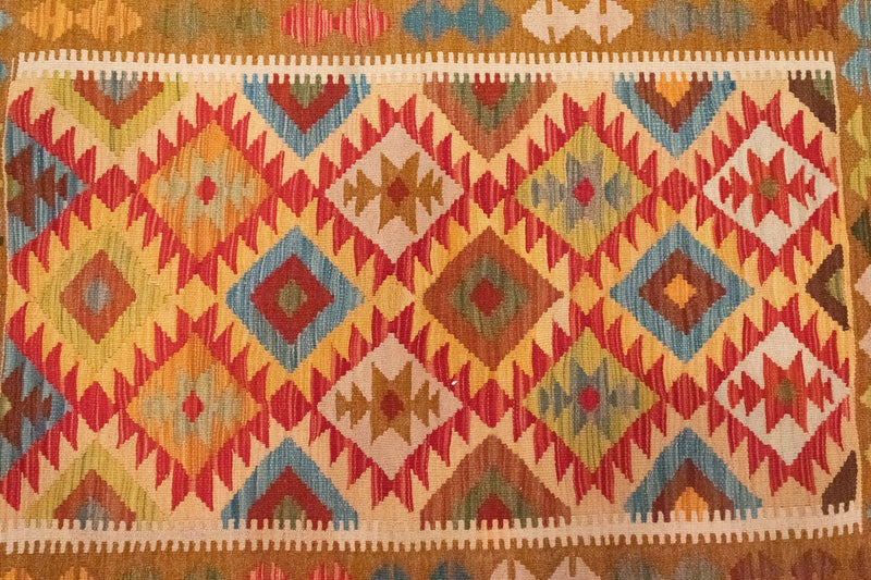 Kelim Teppich - Splash 147 x 105 cm - mehrfarbig