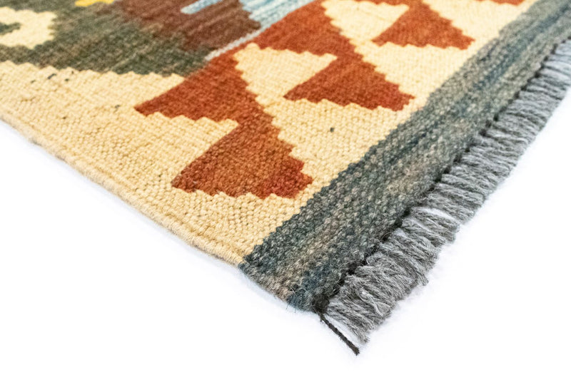 Kelim Teppich - Splash 204 x 103 cm - mehrfarbig