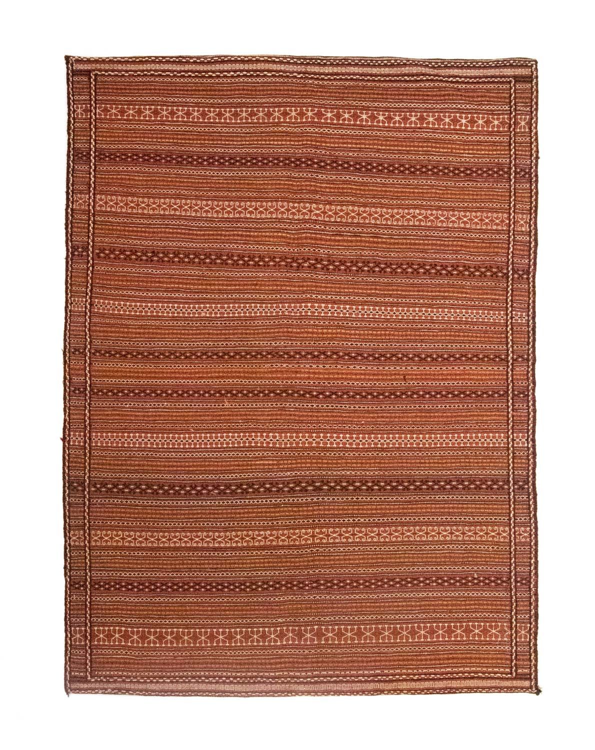 Kelim Teppich - Oriental 223 x 166 cm - braun