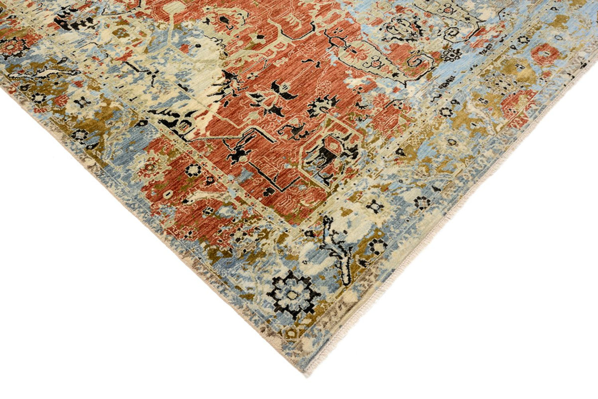 Designer Teppich - 303 x 245 cm - mehrfarbig