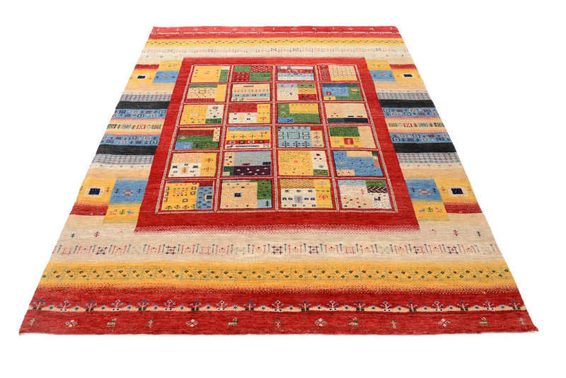 Gabbeh Teppich - Loribaft Indus - 236 x 169 cm - mehrfarbig