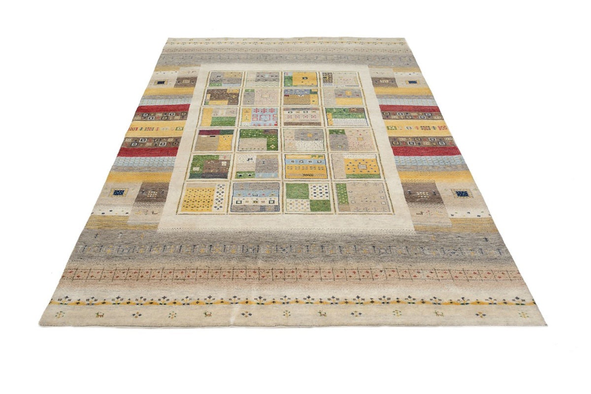 Gabbeh Teppich - Loribaft Indus - 241 x 174 cm - mehrfarbig