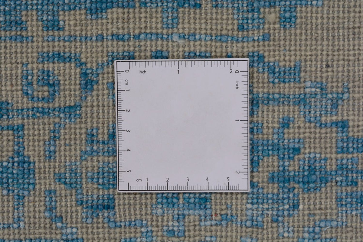 Designer Teppich - 308 x 246 cm - blau