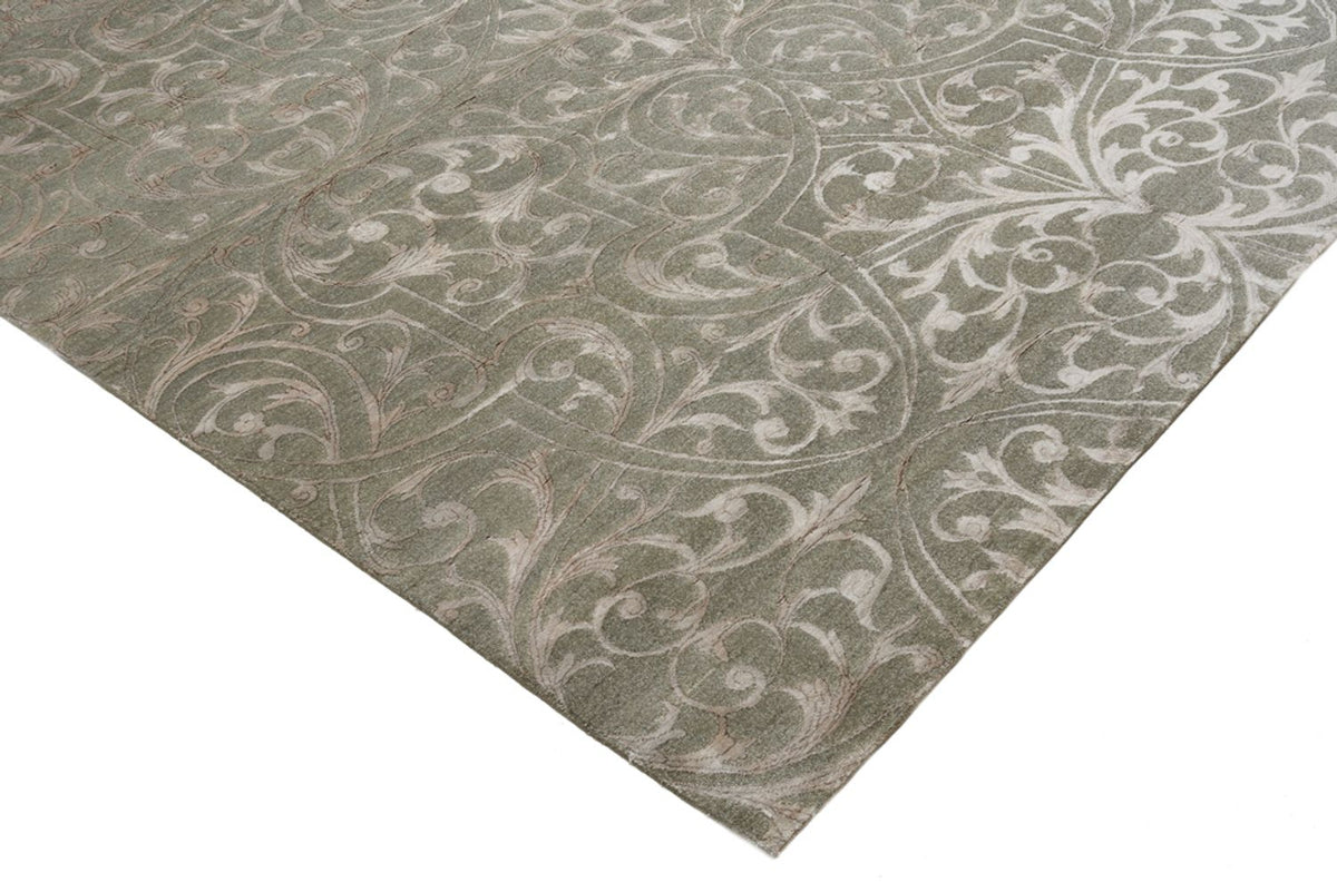 Designer Teppich - 288 x 242 cm - hellgrau