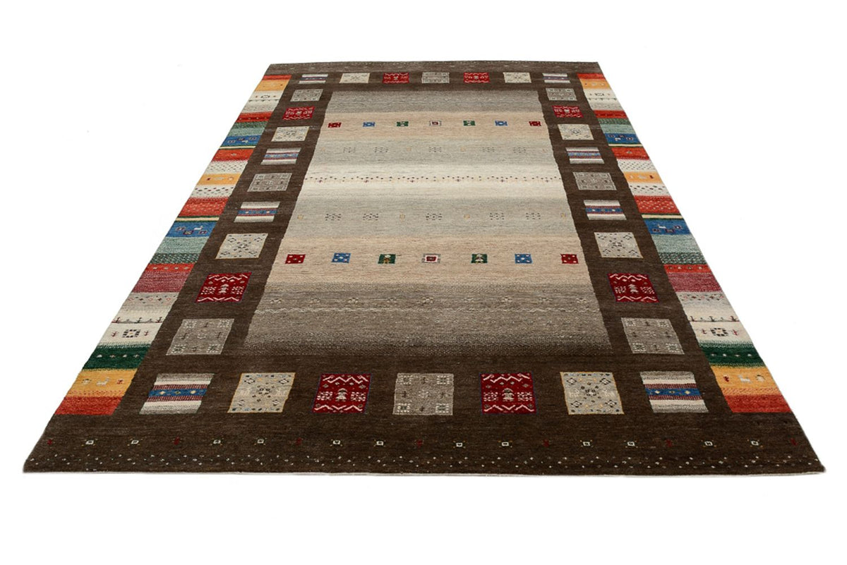 Gabbeh Teppich - Loribaft Indus - 308 x 203 cm - mehrfarbig