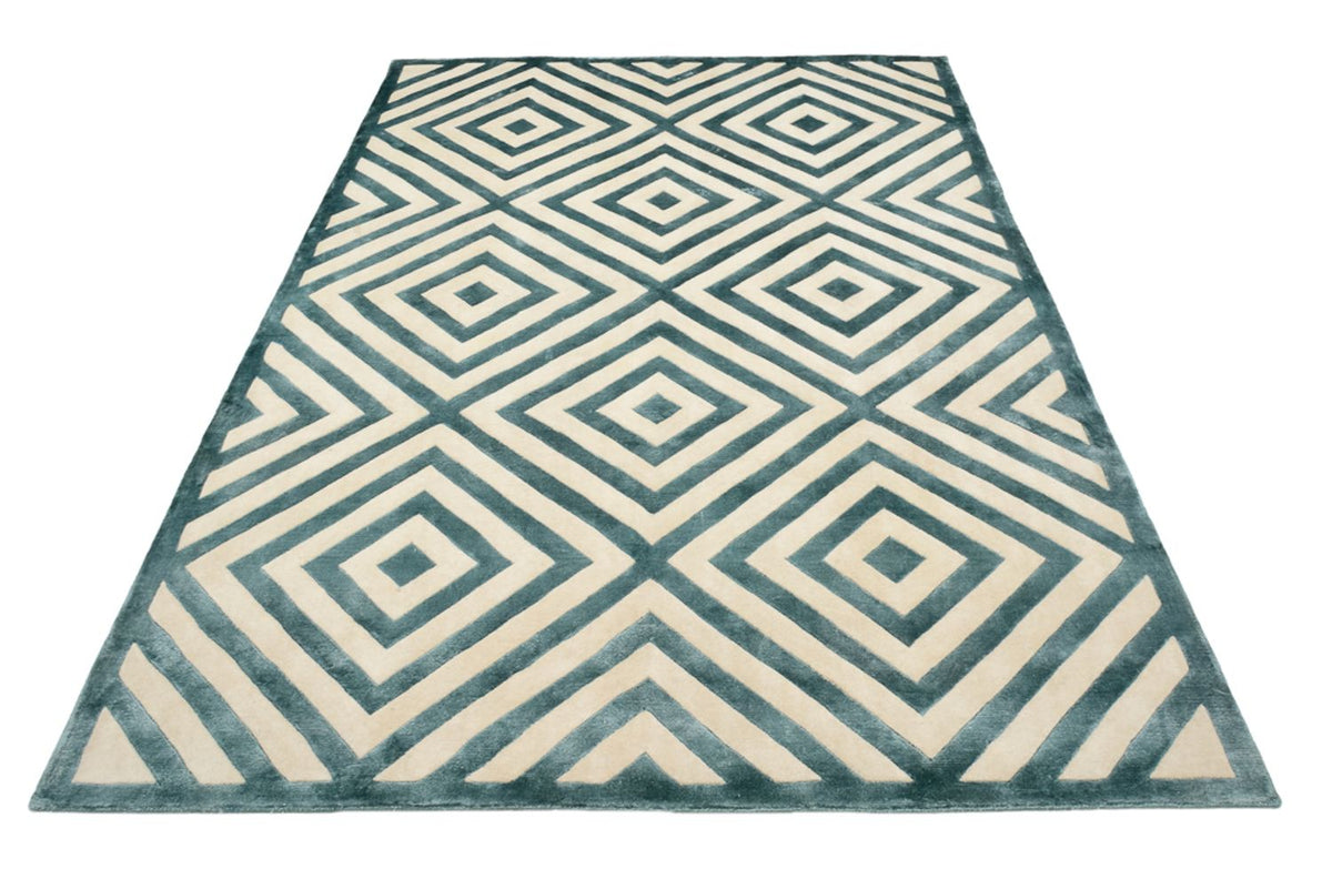 Designer Teppich - 237 x 169 cm - mehrfarbig