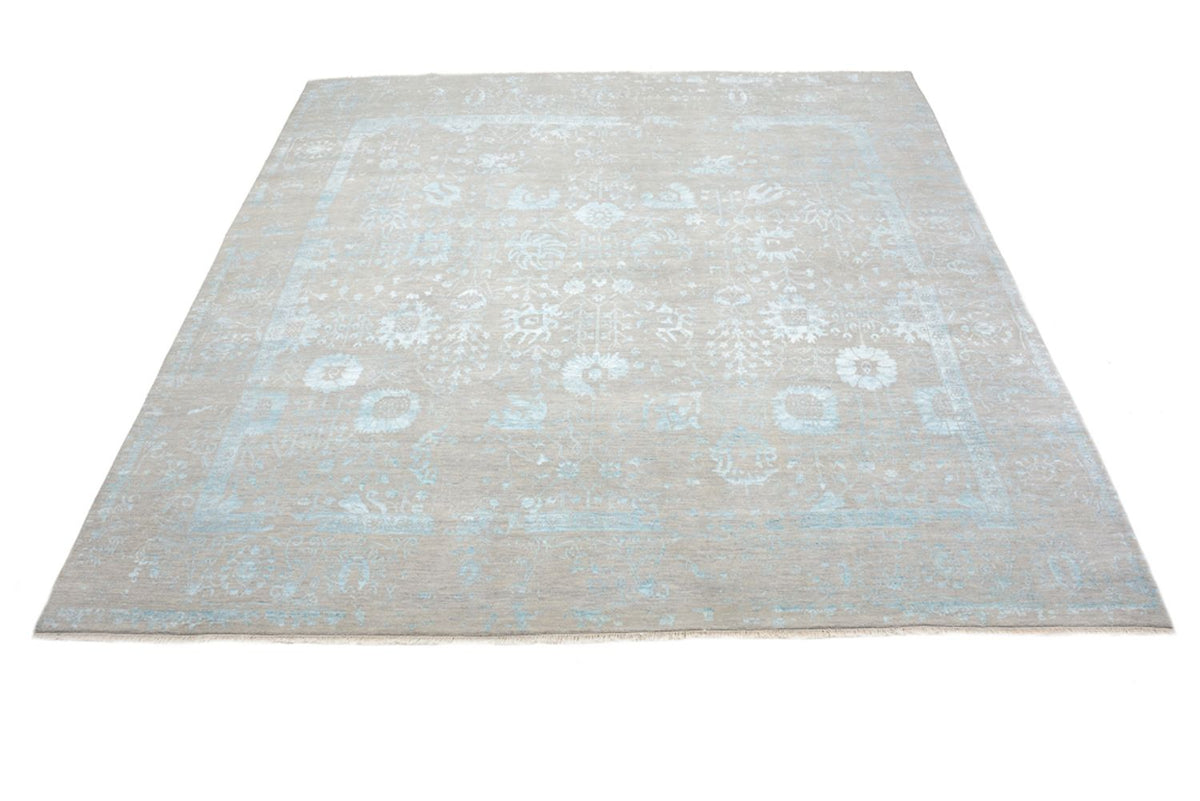 Designer Teppich quadratisch  - 301 x 301 cm - hellblau