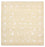 Orientteppich quadratisch  - 253 x 251 cm - hellbeige