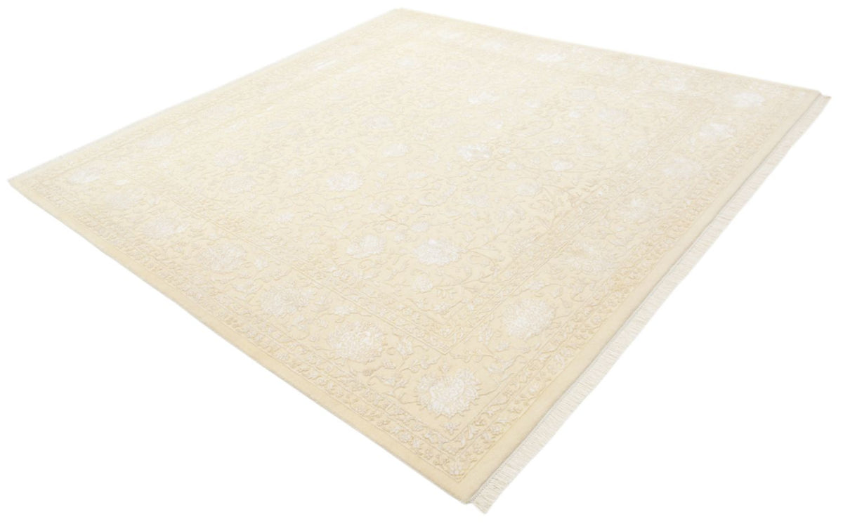 Orientteppich quadratisch  - 253 x 251 cm - hellbeige