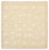Orientteppich quadratisch  - 204 x 202 cm - hellbeige