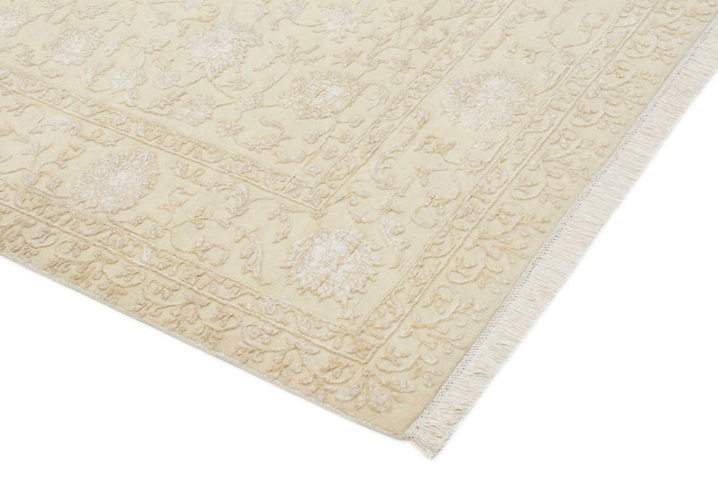 Orientteppich quadratisch  - 204 x 202 cm - hellbeige