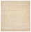 Orientteppich quadratisch - 304 x 301 cm - dunkelbeige