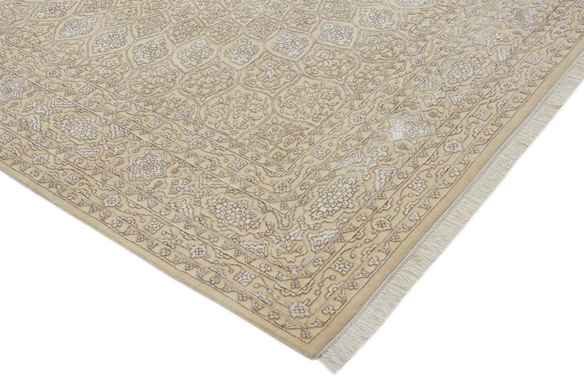 Orientteppich quadratisch  - 246 x 245 cm - dunkelbeige