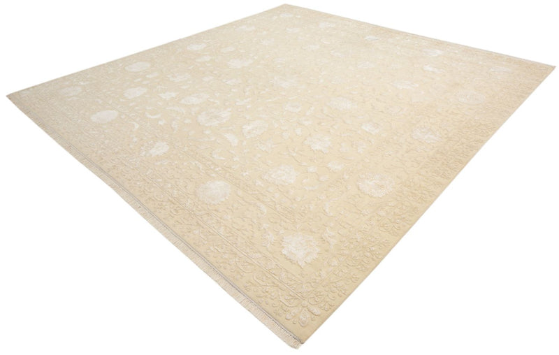 Orientteppich quadratisch  - 309 x 301 cm - hellbeige