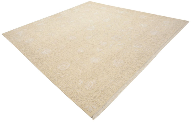 Orientteppich quadratisch  - 309 x 301 cm - hellbeige