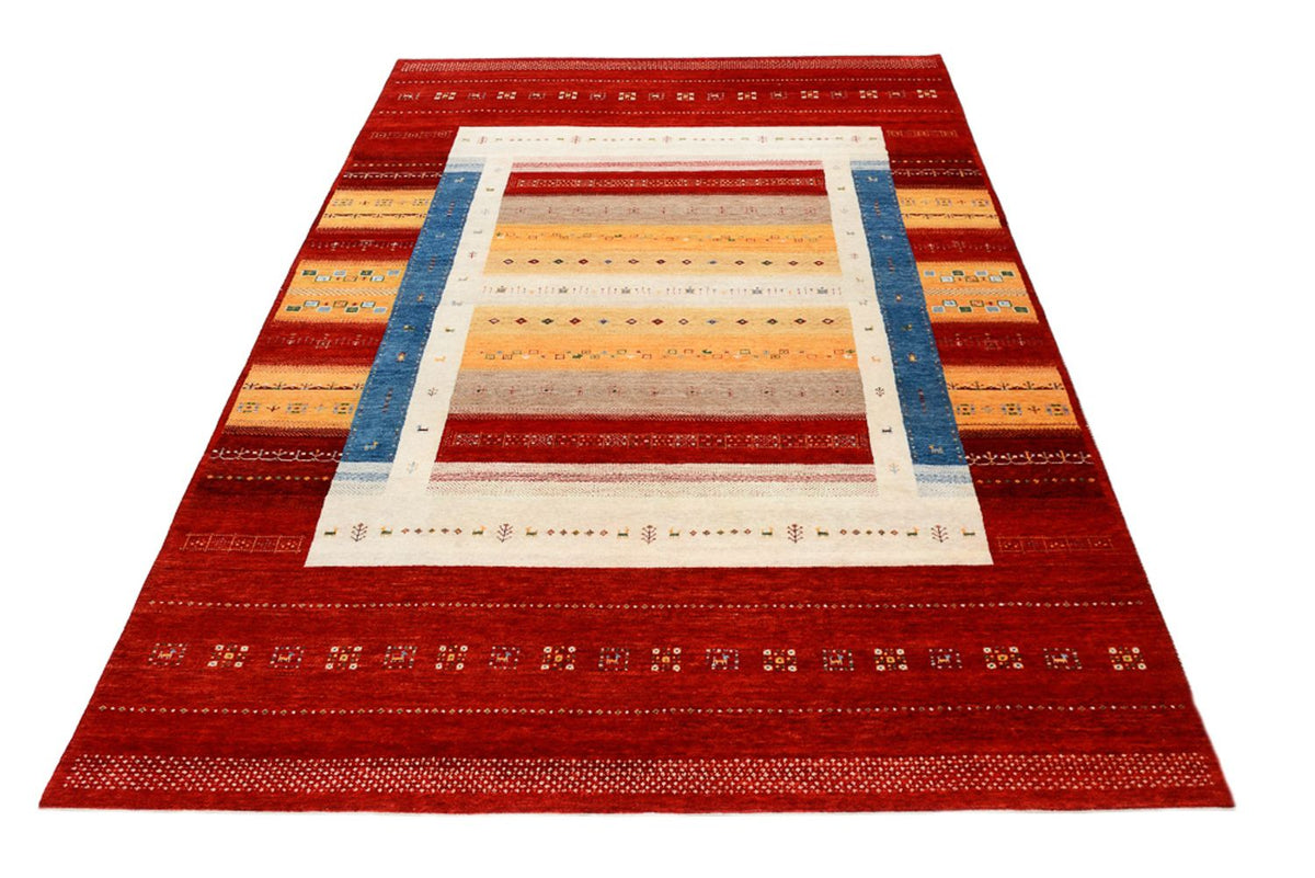 Gabbeh Teppich - Loribaft Indus quadratisch  - 251 x 248 cm - mehrfarbig