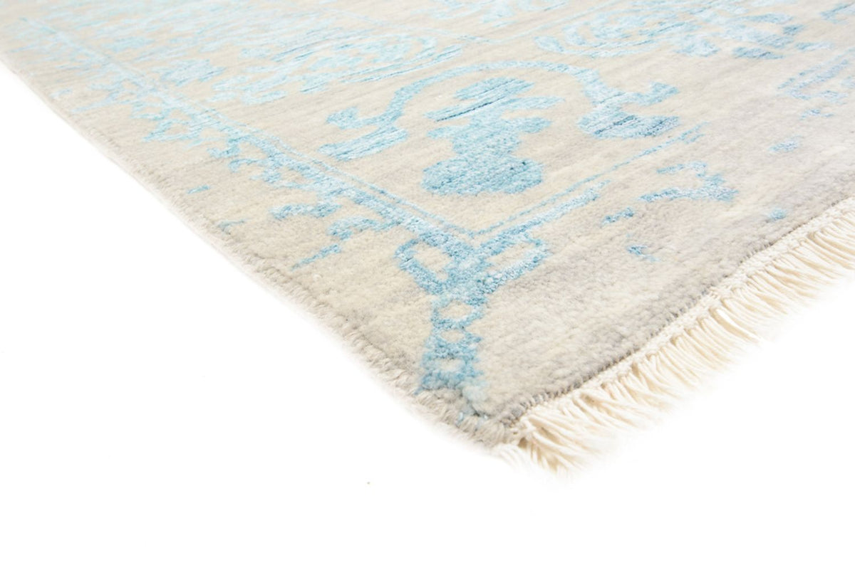 Designer Teppich quadratisch  - 309 x 301 cm - hellblau