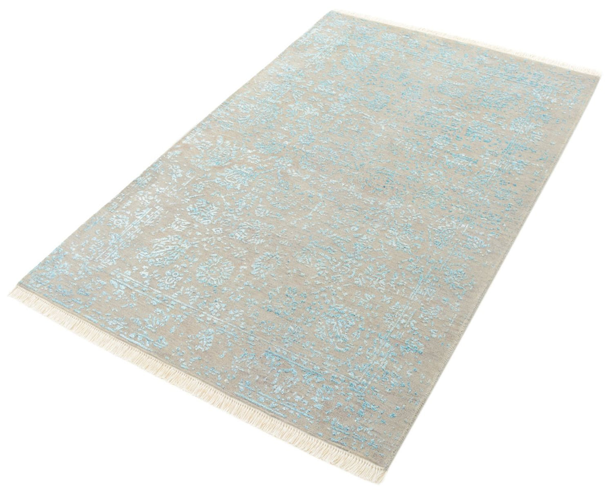 Designer Teppich - 151 x 102 cm - grau
