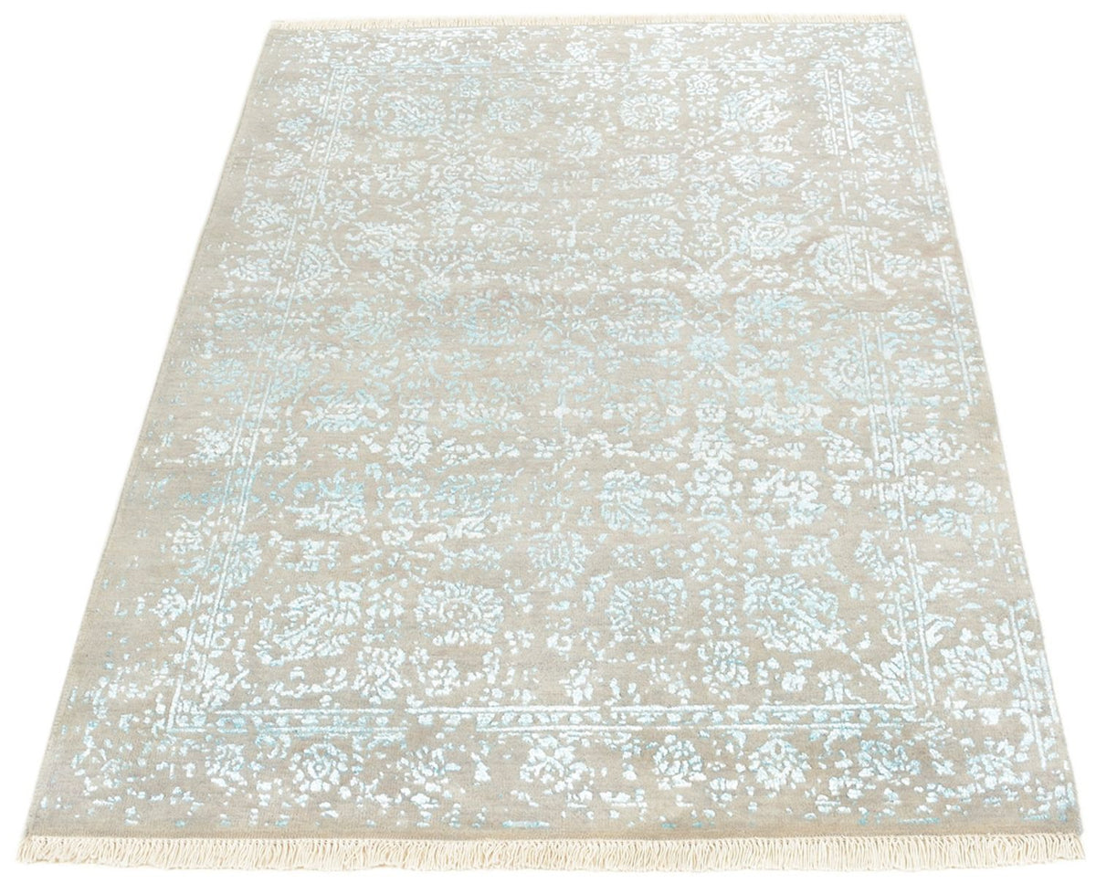 Designer Teppich - 151 x 102 cm - grau