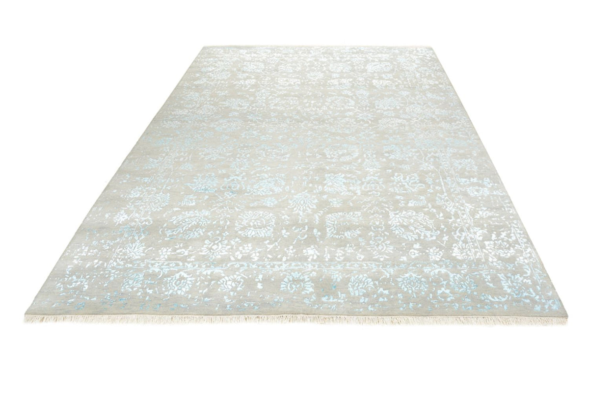 Designer Teppich - 181 x 122 cm - hellgrau