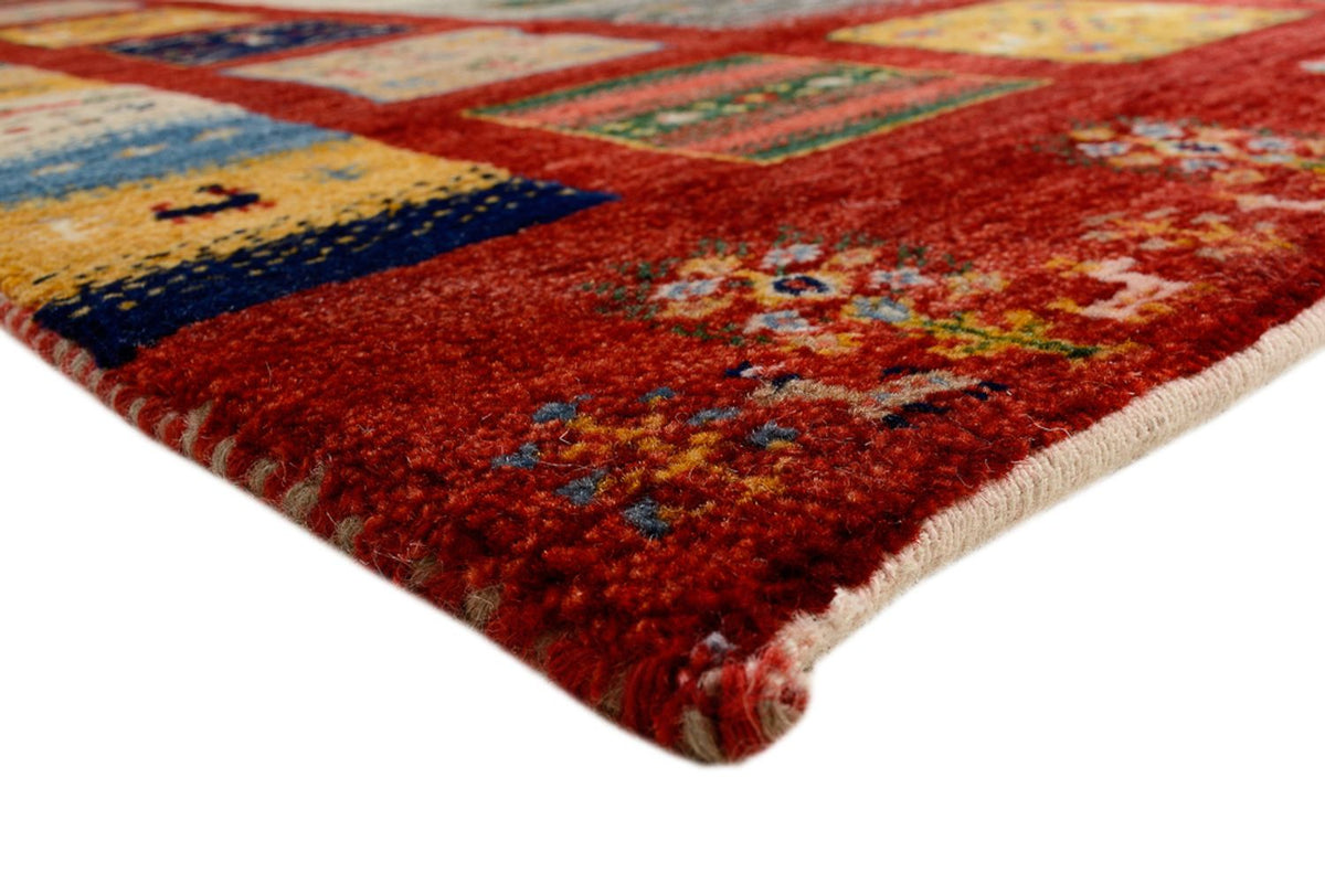 Gabbeh Teppich - Loribaft Indus - 204 x 150 cm - mehrfarbig