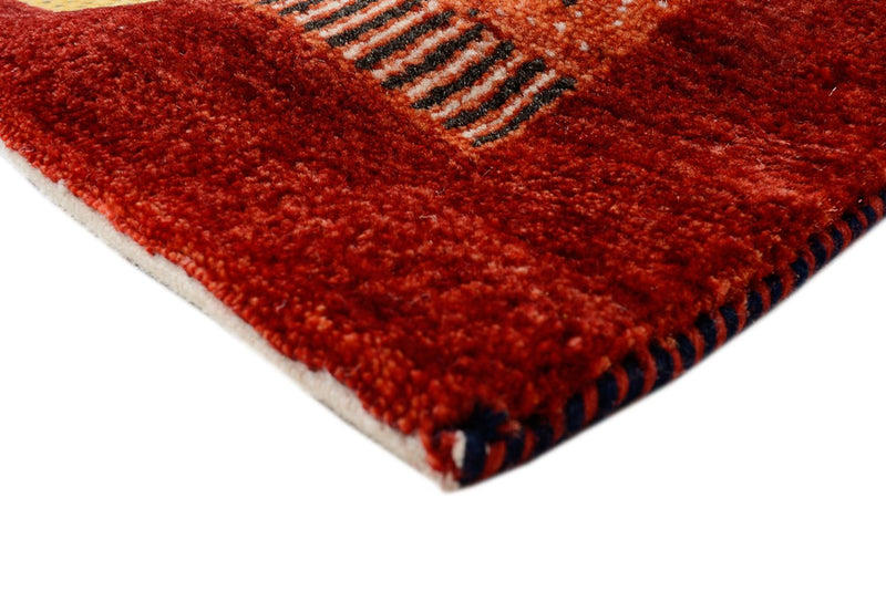 Gabbeh Teppich - Loribaft Indus - 162 x 91 cm - mehrfarbig