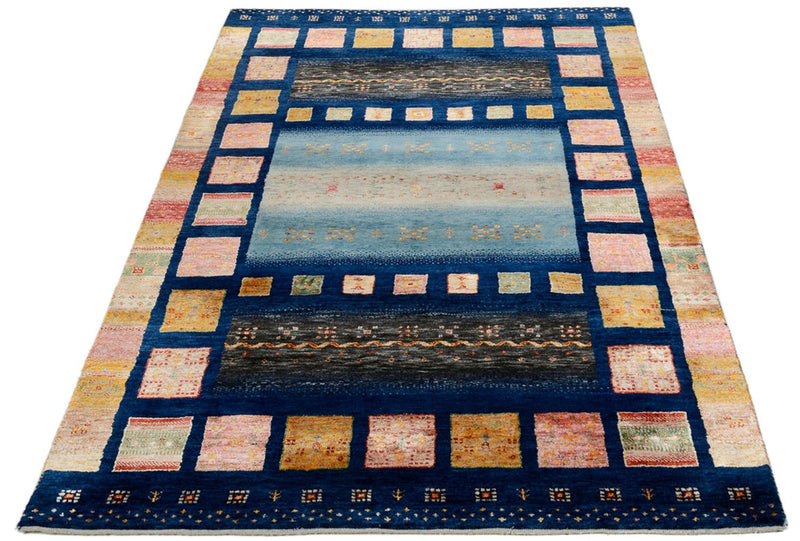 Gabbeh Teppich - Loribaft Indus - 187 x 125 cm - mehrfarbig