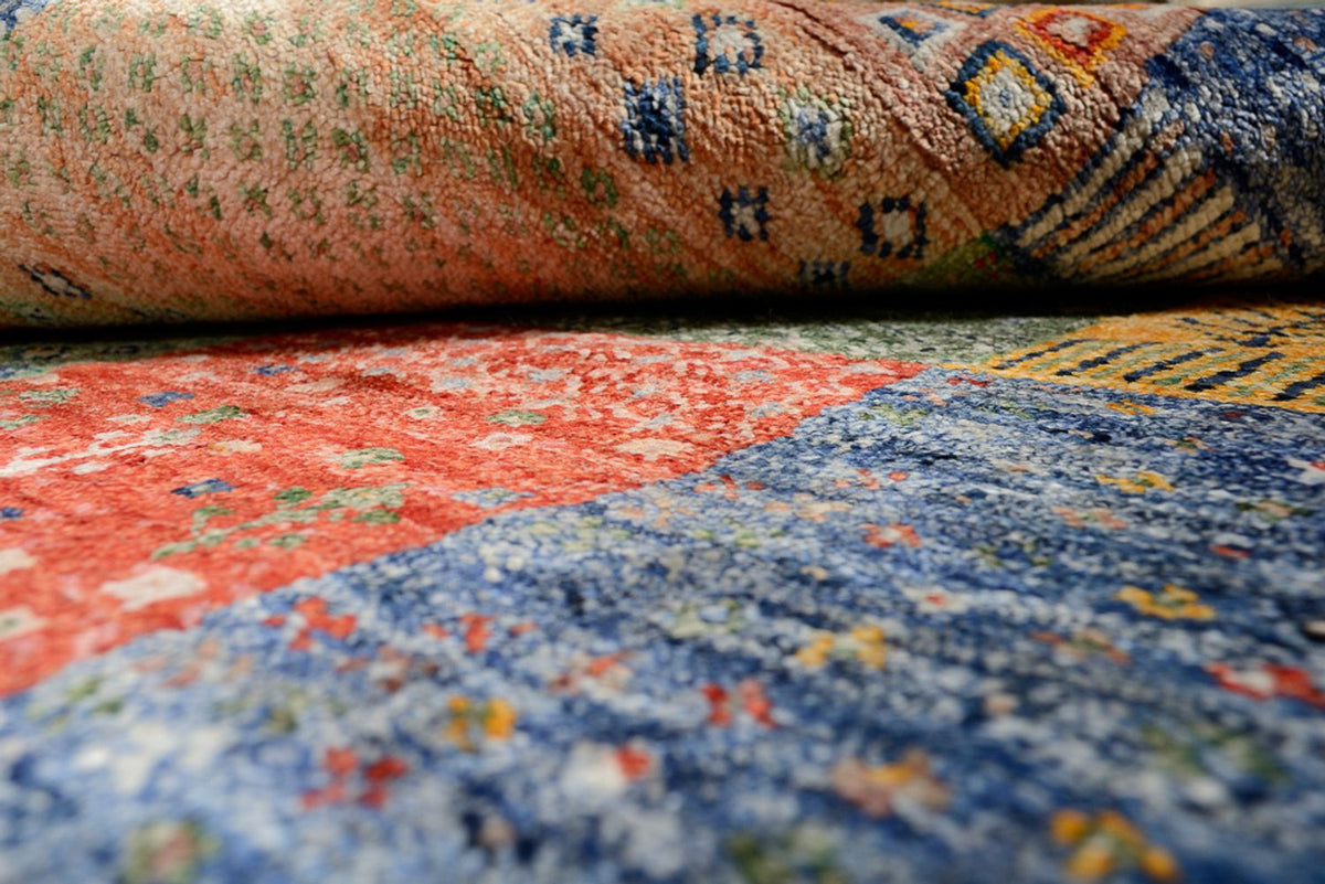 Gabbeh Teppich - Loribaft Indus - 246 x 171 cm - mehrfarbig