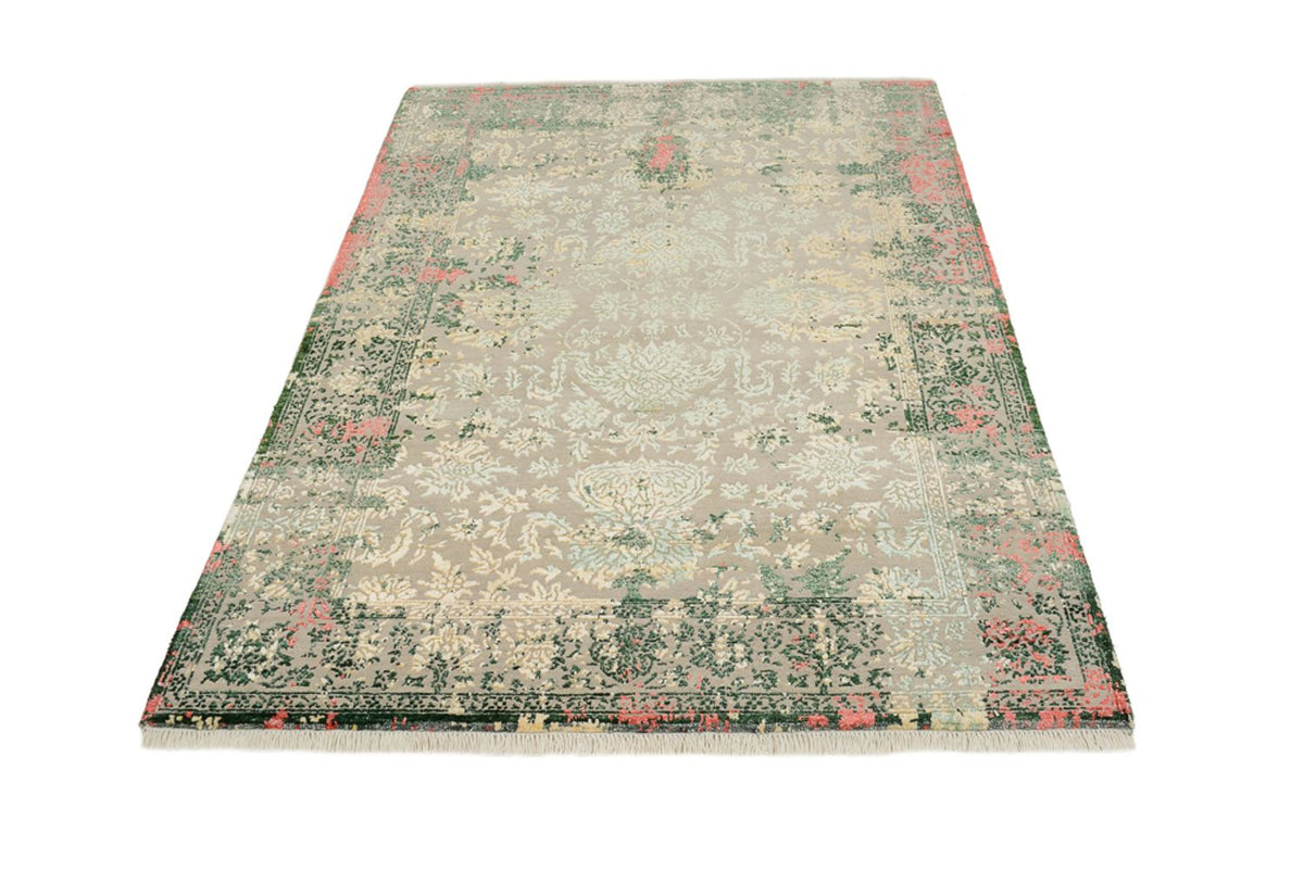 Designer Teppich - 188 x 130 cm - hellbeige