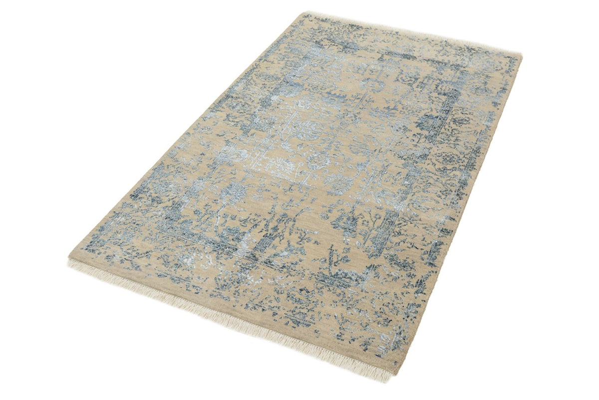 Designer Teppich - 149 x 95 cm - hellbeige