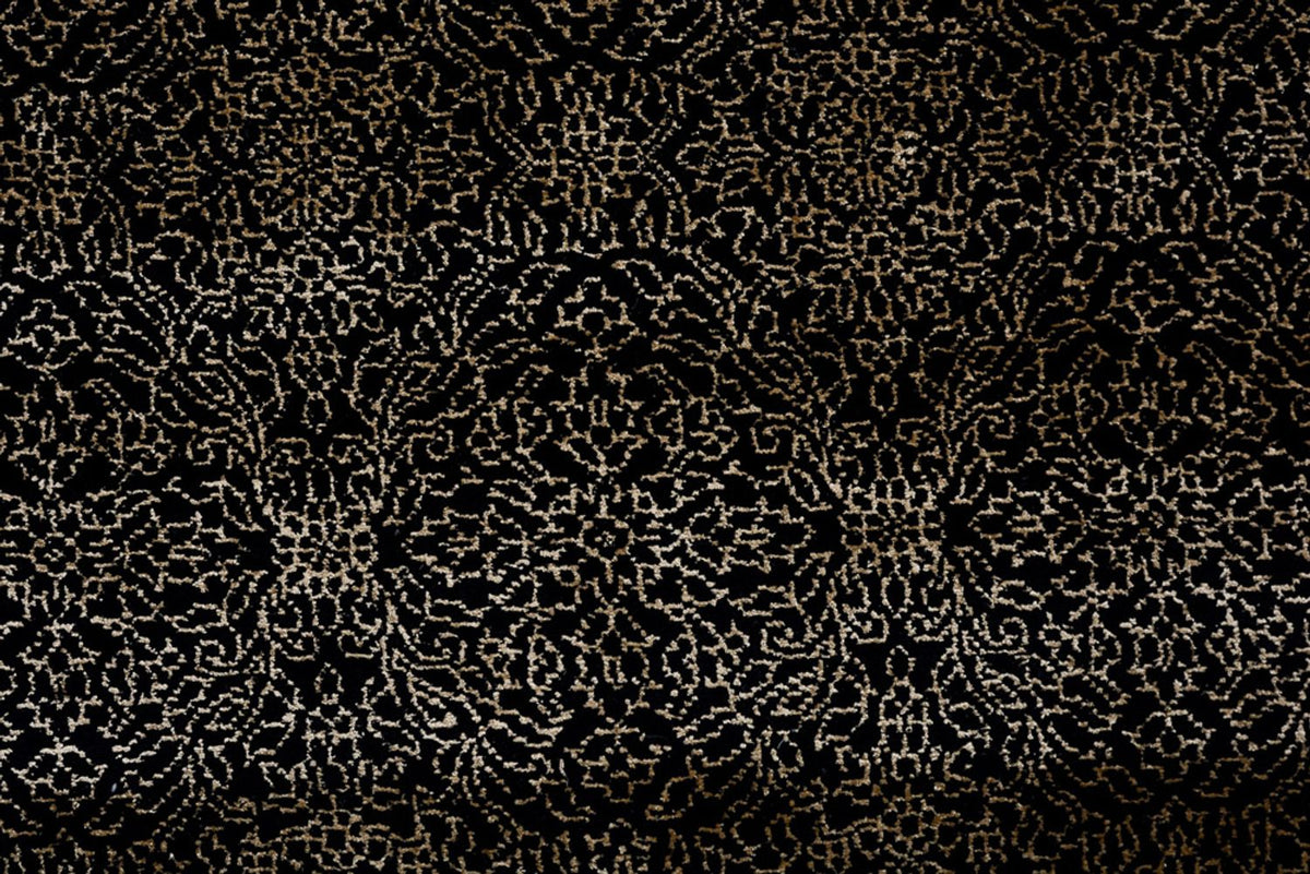 Designer Teppich - 181 x 123 cm - dunkelbeige